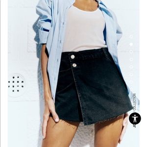 Zara denim skort